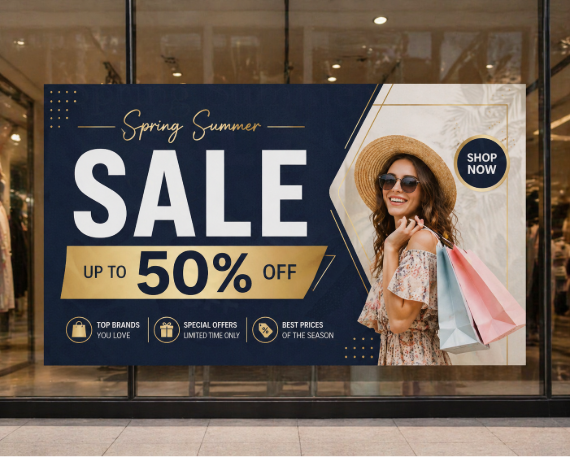 Perforated Window / One Way Vision Signs
